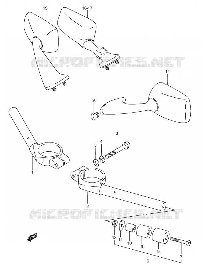 GUIDON Suzuki MOTO 250 RG 1992  RGV250N(E24)