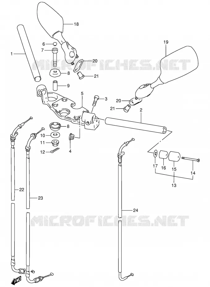 GUIDON Suzuki MOTO 900 RF 1994  RF900RR(E2)