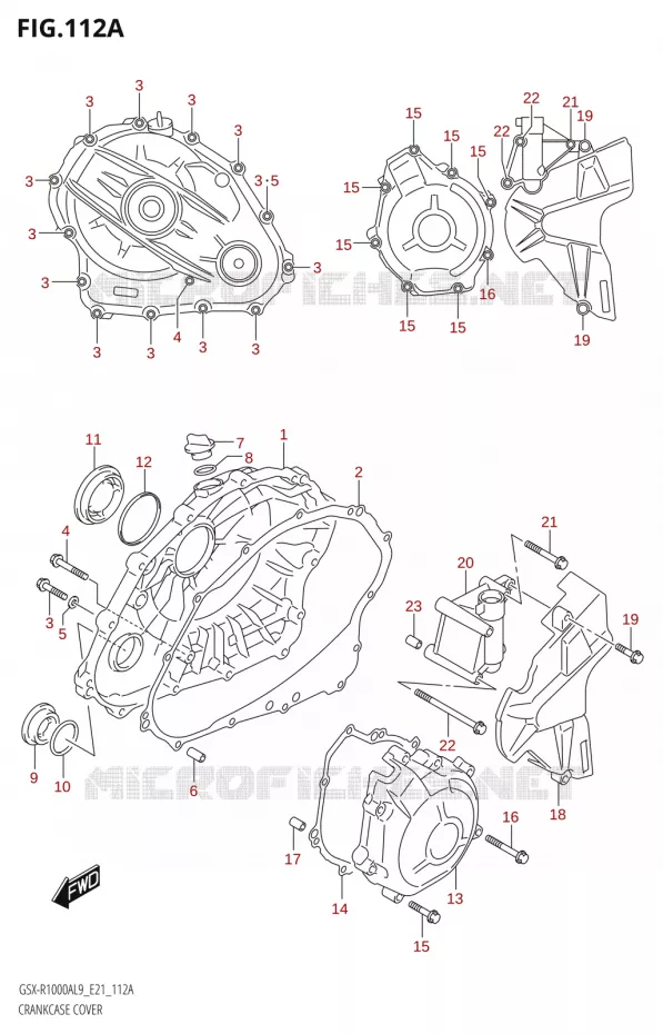 CARTER Suzuki MOTO 1000 GSX-R 2019  GSX-R1000A L9 (E21)