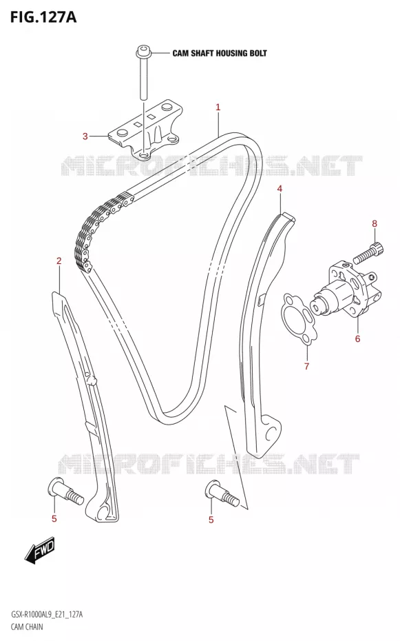 DISTRIBUTION Suzuki MOTO 1000 GSX-R 2019  GSX-R1000A L9 (E21)
