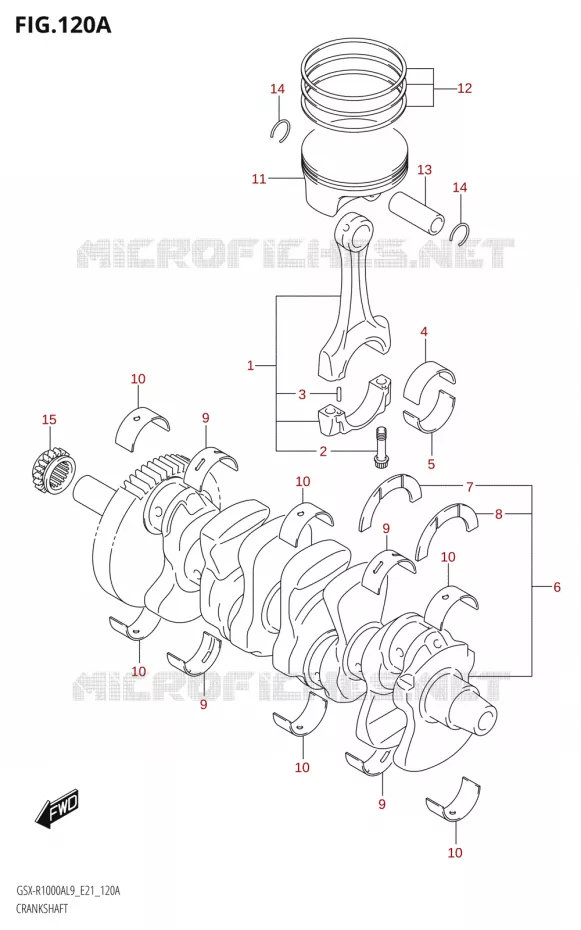 VILEBREQUIN Suzuki MOTO 1000 GSX-R 2019  GSX-R1000A L9 (E21)