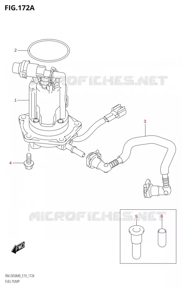 POMPE A ESSENCE Suzuki MOTO 450 RM-Z 2020  RM-Z450 M0 (E19)