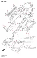 CARENAGES ARRIERE250RLZ) pour Suzuki V-STROM 250 2020