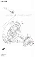 ROUE AVANT (DL250A) pour Suzuki V-STROM 250 2020