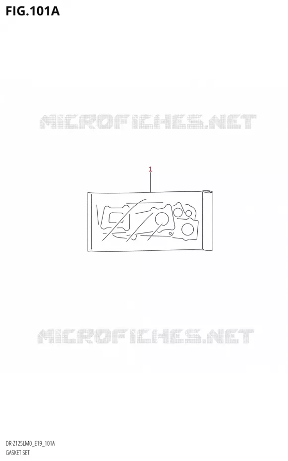 KIT JOINTS Suzuki MOTO 125 DR-Z 2020  DR-Z125L M0 (E19)