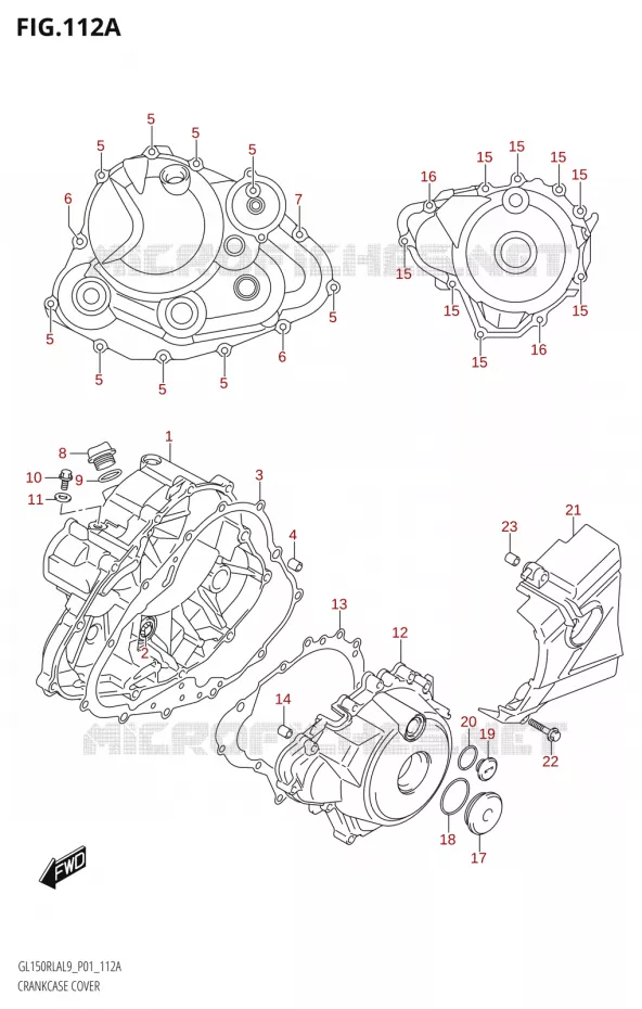 CARTER Suzuki MOTO 150 INTRUDER 2019  GL150RLA L9 (P01)