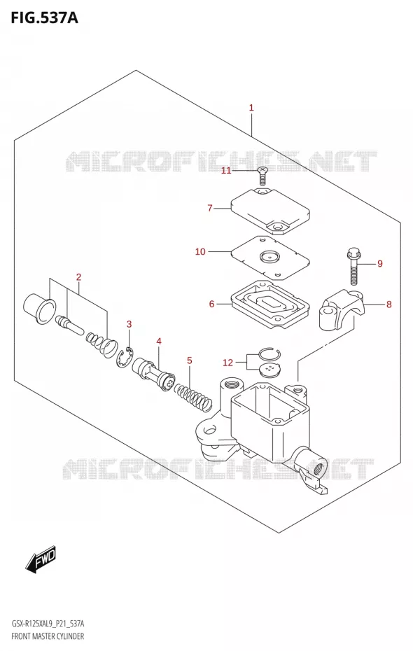MAITRE CYLINDRE AVANT Suzuki MOTO 125 GSX-R 2019  GSX-R125XA L9 (P21)