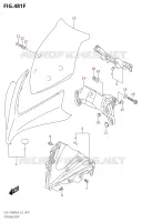 CARENAGES (GSX S1000FZAUF:L9:E21) pour Suzuki GSX-S 1000 2019
