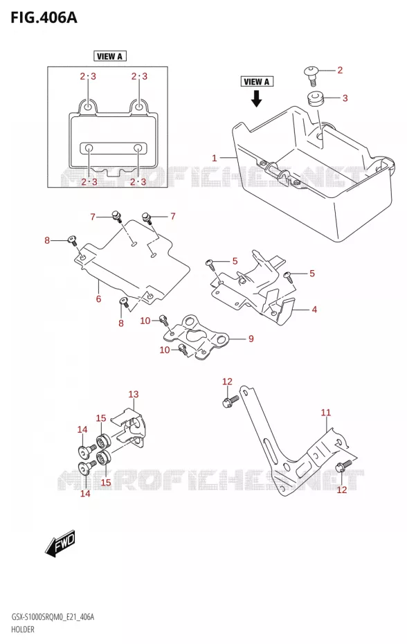 SUPPORT Suzuki MOTO 1000 KATANA 2019  GSX-S1000SRQ L9 (E21)