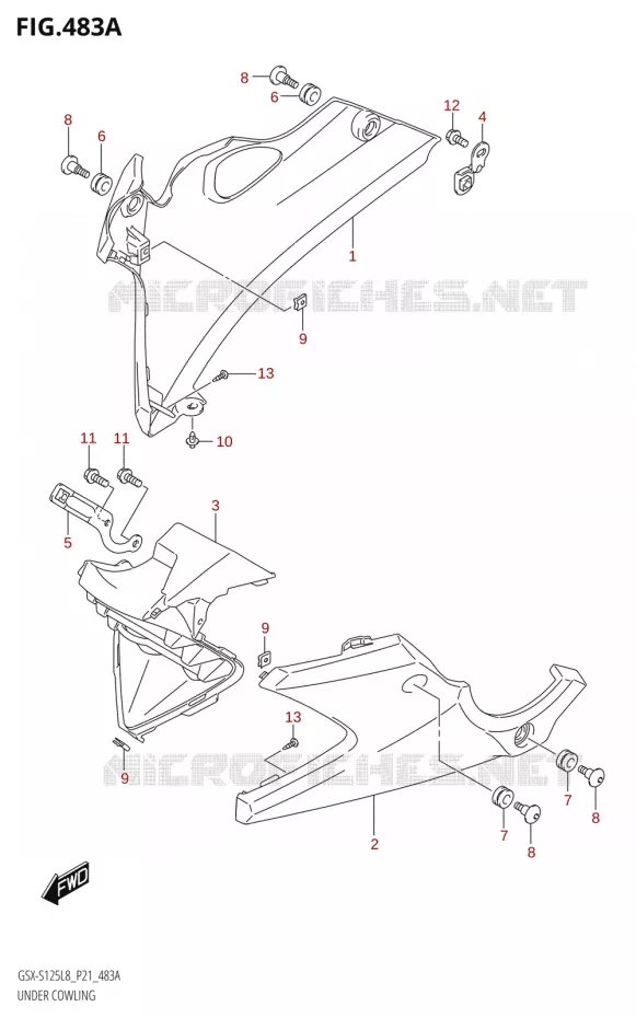 SABOT Suzuki MOTO 125 GSX-S 2018  GSX-S125MLX L8 (P21)