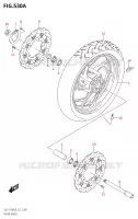 ROUE AVANT (GSX S750A:L8:E21) pour Suzuki GSX-S 750 2018