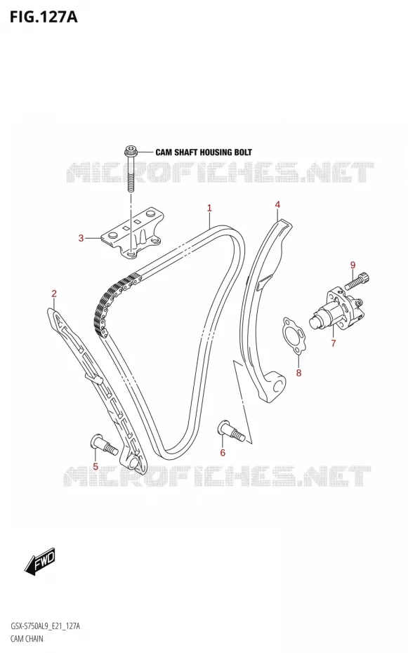 DISTRIBUTION Suzuki MOTO 750 GSX-S 2019  GSX-S750A L9 (E21)
