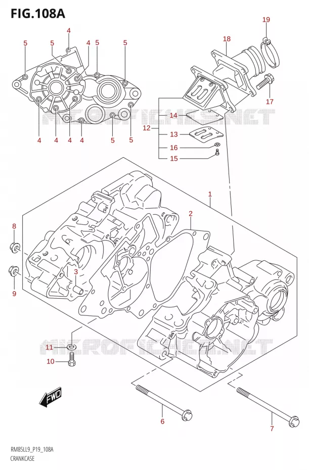 CARTER Suzuki MOTO 85 RM 2019  RM85L L9 (P19)