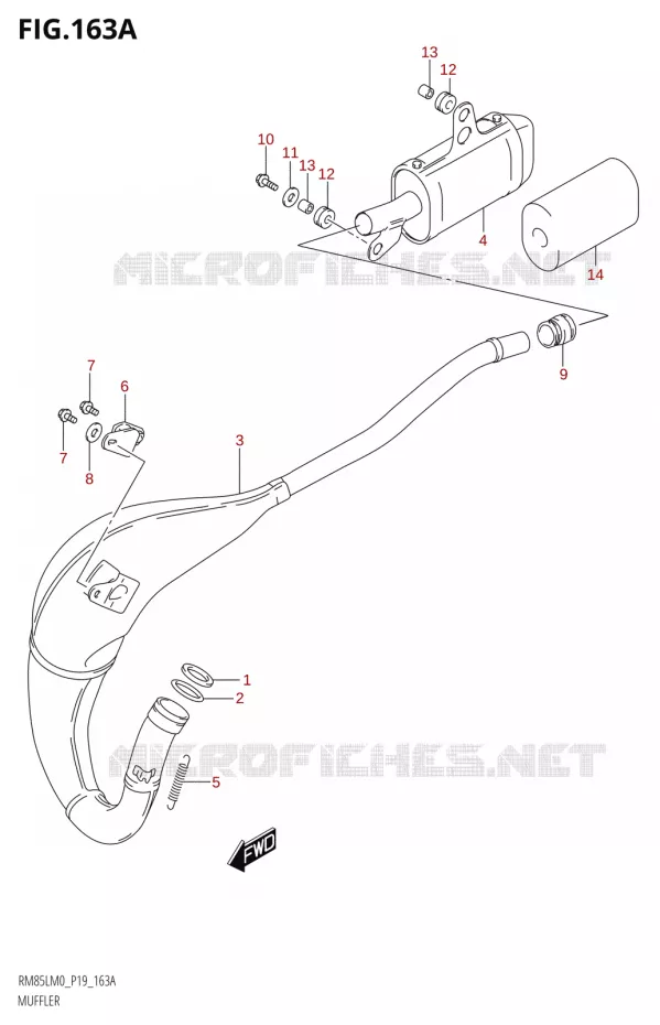 SILENCIEUX Suzuki MOTO 85 RM 2020  RM85L M0 (P19)
