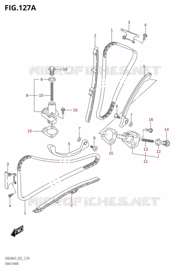 DISTRIBUTION Suzuki MOTO 650 SV 2019  SV650XA L9 (E02)