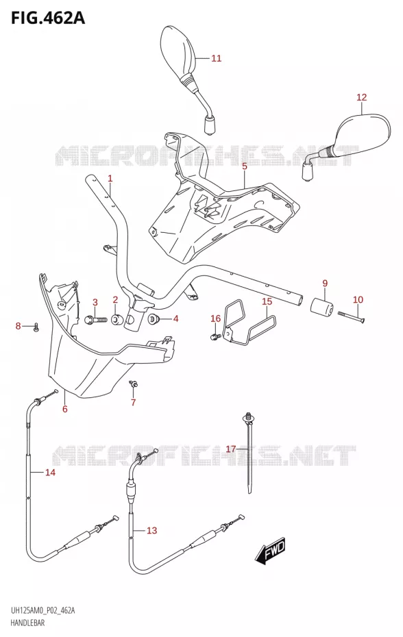 GUIDON Suzuki SCOOTER 125 BURGMAN 2020  UH125A M0 (P02)