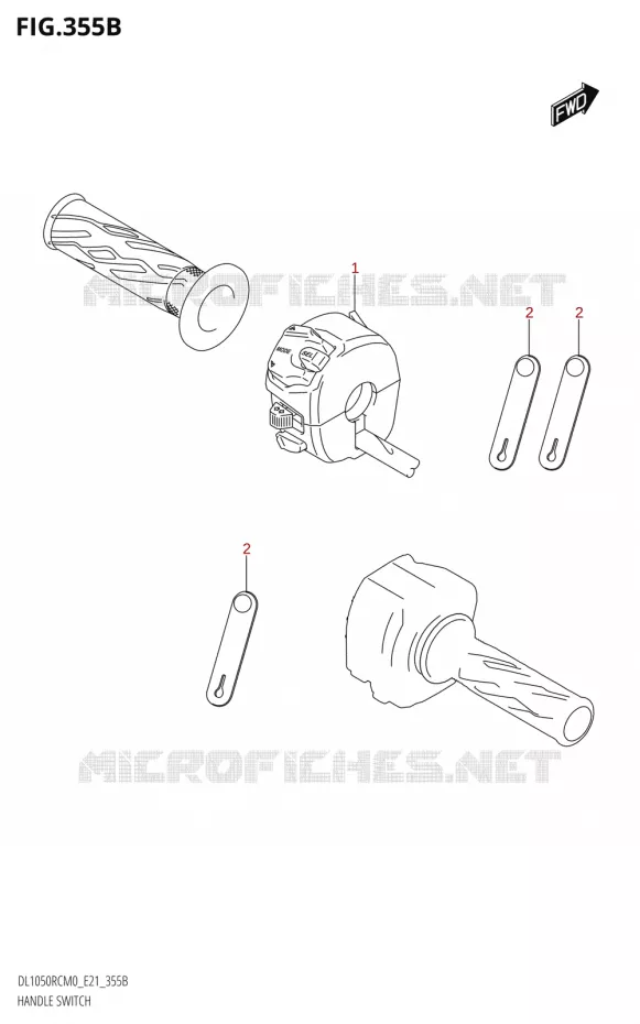 COMMODOSOMMUTATEUR (DL1050RQ) Suzuki MOTO 1050 V-STROM 2020  DL1050RQ M0 (E21)