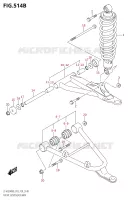 BRAS SUSPENSION AVANTT A500XM0 P28) pour Suzuki KINGQUAD 500 2020
