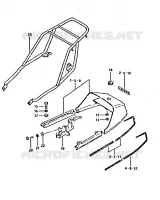 CARENAGES ARRIERERRIERE (MODELE T) pour Suzuki GSX 750 1981