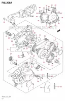 ENSEMBLE CARTER DE TRANSMISSION pour Suzuki BURGMAN 650 2013