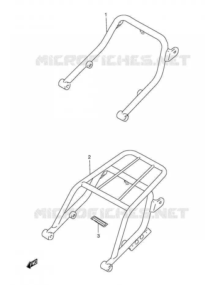 POIGNEE ARRIERE Suzuki MOTO 350 DR 1996  DR350SE T (E02,E04,E18,E94)