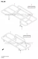 PORTE PAQUET pour Suzuki EIGER 400 2002