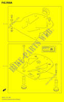 STOPPER SET REAR BOX PLATE (OPTIONAL) pour Suzuki BURGMAN 650 2013
