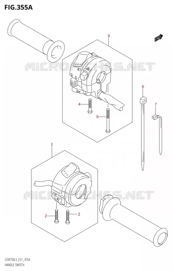 COMMODOS Suzuki MOTO 750 GSR 2013  GSR750UE L3 (E21)