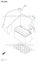 BATTERIEGSR750:L6:E21) pour Suzuki GSR 750 2016