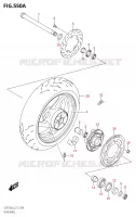 ROUE ARRIERESR750:L6:E21) pour Suzuki GSR 750 2016