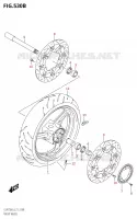 ROUE AVANT (GSR750A:L6:E21) pour Suzuki GSR 750 2016