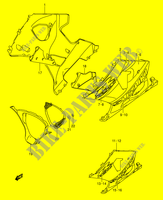 CARENAGES INFERIEUR (FLANCS)MODELE K3) pour Suzuki GSX-R 1000 2003