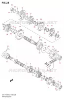 TRANSMISSION MOTEUR/TRANSMISSION 1000 suzuki-moto GSX-R 2003 2079000024
