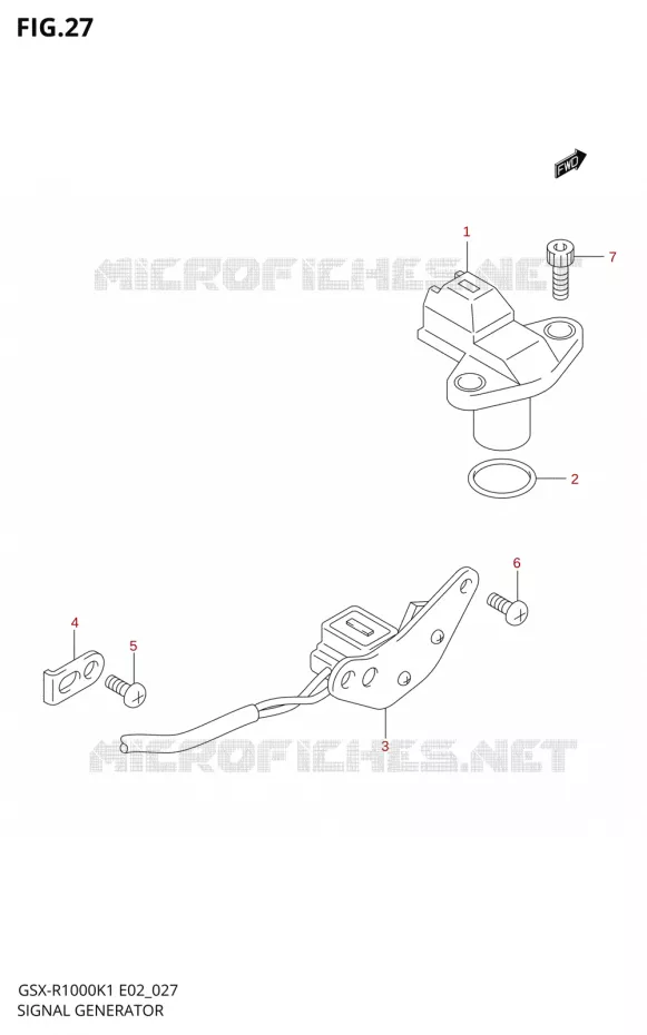 ALTERNATEUR Suzuki MOTO 1000 GSX-R 2001  GSX-R1000K1(E2)