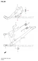 BEQUILLE pour Suzuki GSX-R 1000 2001
