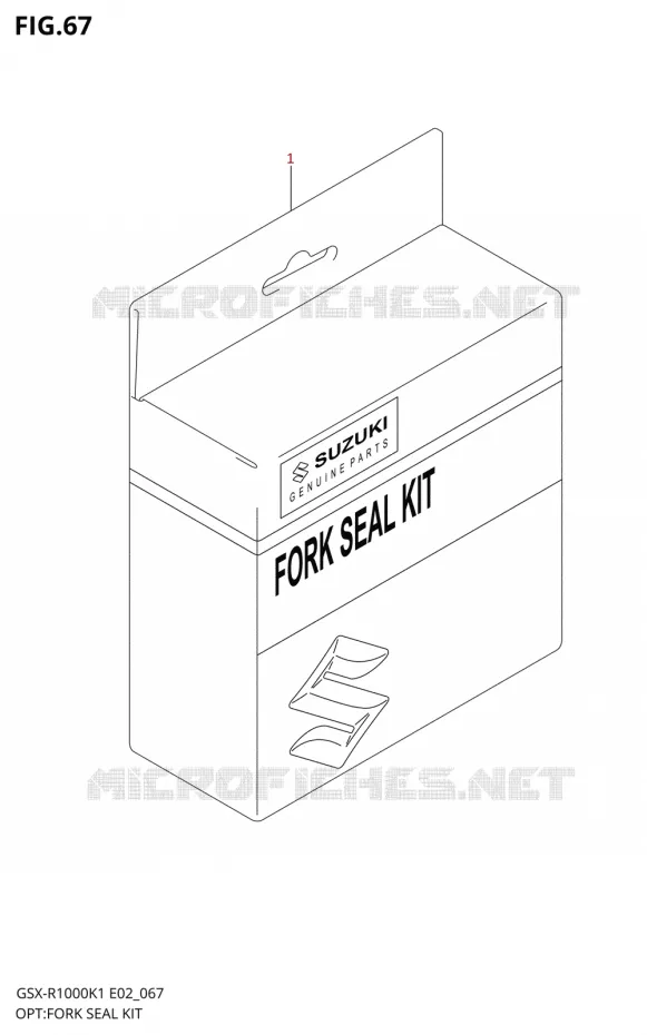 KIT JOINTS DE FOURCHE Suzuki MOTO 1000 GSX-R 2002  GSX-R1000K2(E19)