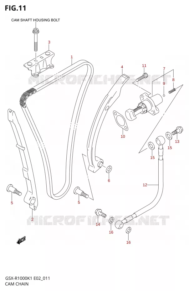 DISTRIBUTION Suzuki MOTO 1000 GSX-R 2002  GSX-R1000U1K2(E2)
