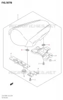 CAPOT DE SELLEK8) pour Suzuki GSX-R 1000 2007