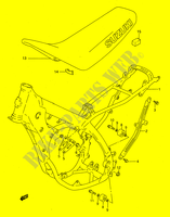 CADRE   SELLE (MODELE R/S) pour Suzuki RM 125 1993