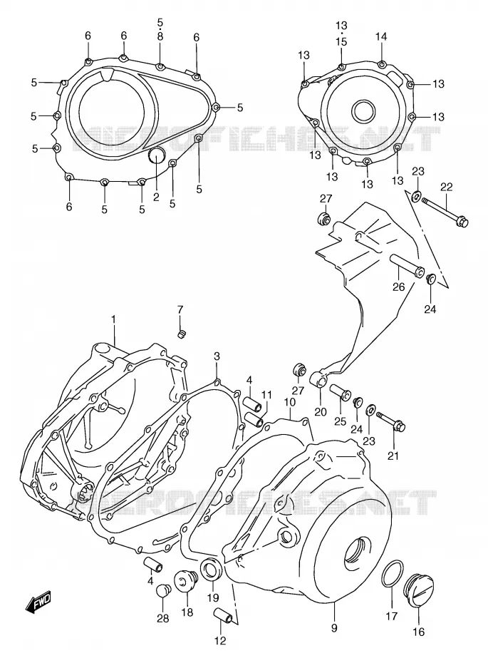 CARTER Suzuki MOTO 800 MARAUDER 2002  VZ800K2(E2)