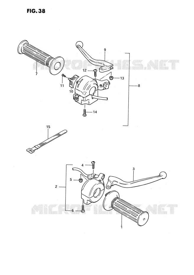 COMMODOS (E16,E43) Suzuki MOTO 50 PV 1987  PV50H(E15)