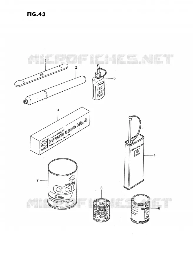 OPTIONS Suzuki MOTO 50 PV 1994  PV50R(E15)