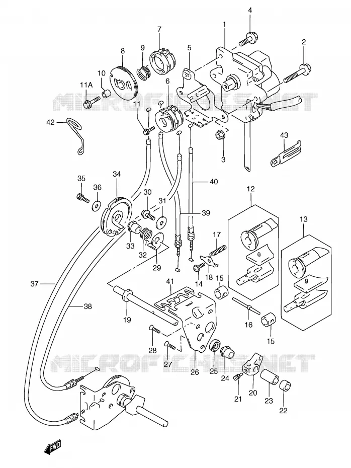 VALVE D'ECHAPPEMENT Suzuki MOTO 250 RG 1994  RGV250R(E24)