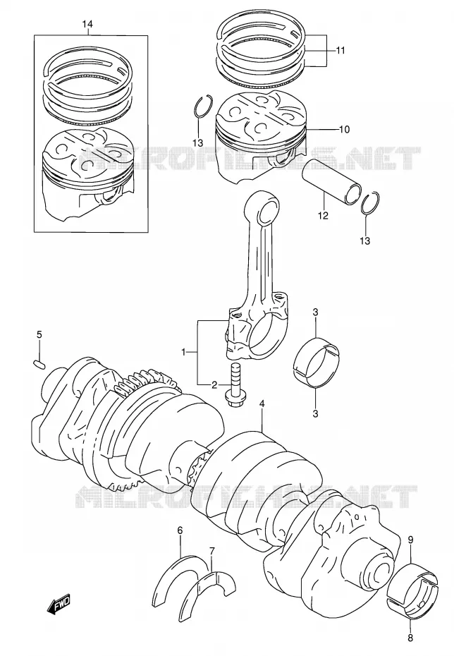 VILEBREQUIN Suzuki MOTO 600 RF 1995  RF600RS(E2)