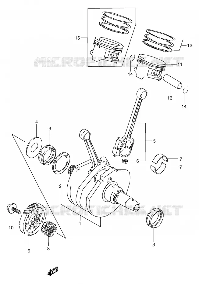 VILEBREQUIN Suzuki MOTO 800 MARAUDER 2002  VZ800K2(E2)