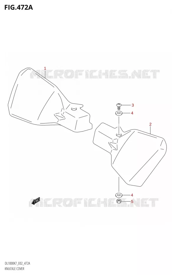 PROTEGES MAINS Suzuki MOTO 1000 V-STROM 2009  DL1000K9(E2)