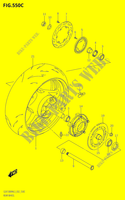 ROUE ARRIERESX1300RAUF:L3:E19) pour Suzuki HAYABUSA 1300 2013