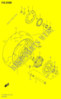 ROUE ARRIERESX1300RA:L4:E19) pour Suzuki HAYABUSA 1300 2014