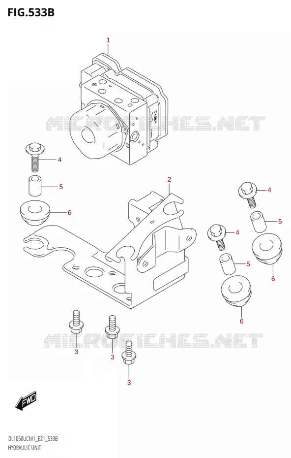 SYSTÈME ABSIT (DL1050UC,DL1050WC) Suzuki MOTO 1050 V-STROM 2021  DL1050UC  M1