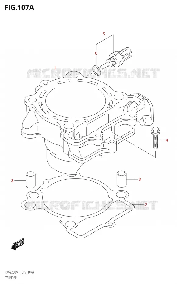 CYLINDRE Suzuki MOTO 250 RM-Z 2021  RM-Z250 M1 (E19)